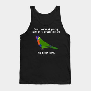 Rainbow Lorikeet Never Zero Tank Top